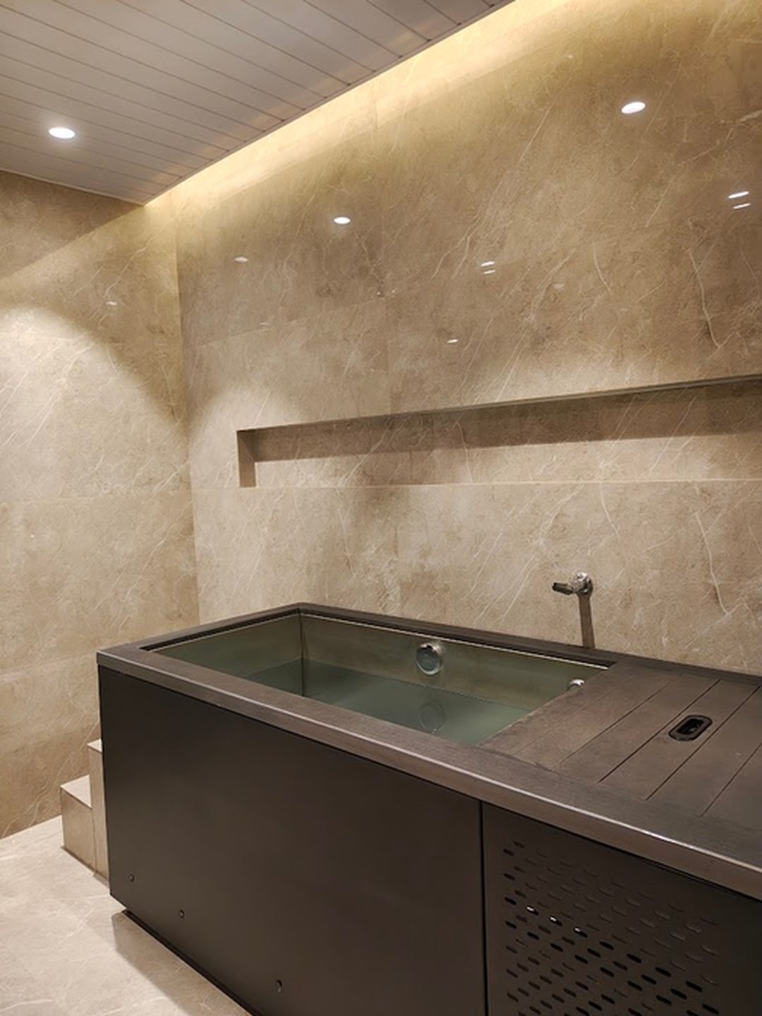 Ice plunge tub at Fitness Extreme Andheri West